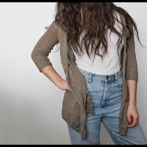 Rubbish Open Hooded Cardigan